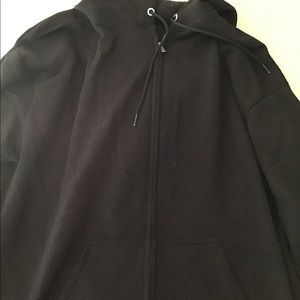black zip up
